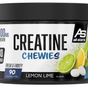 All stars creatine chewies 90 žvýkacích tablet - citron a limetka