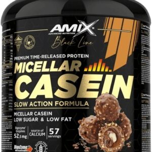 Amix black line micellar casein 2000 g - vanilla bliss