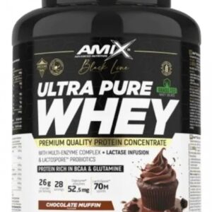 Amix black line ultra pure whey protein 1000 g - chocolate muffin