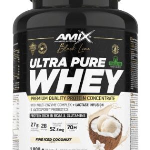 Amix black line ultra pure whey protein 1000 g - fine iced coconut
