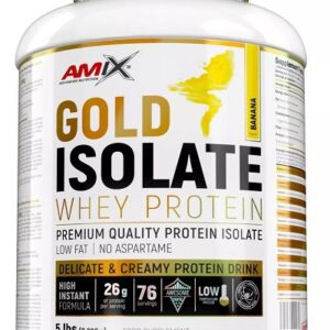 Amix gold whey protein isolate 2280 g - přírodní čokoláda