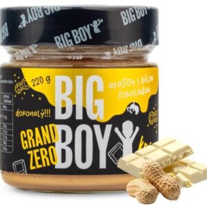 Big boy grand zero 220 g - arašídy s bílou čokoládou