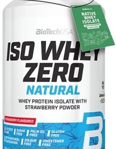 Biotechusa iso whey zero natural 908 g - jahoda