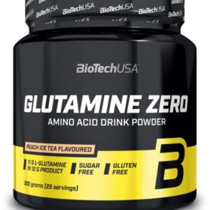 Biotechusa l-glutamine zero 300g - broskev/ledový čaj