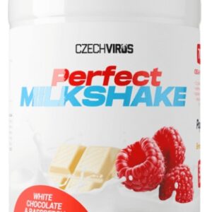 Czech virus perfect milkshake 900 g - bílá čokoláda a malina