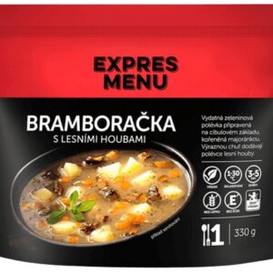 Expres menu jednoporcová polévka 330 g - bramboračka s lesními houbami