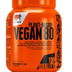 Extrifit vegan 80 1000 g - oříšek