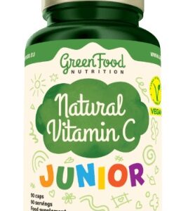 Greenfood junior natural vitamin c 90 kapslí