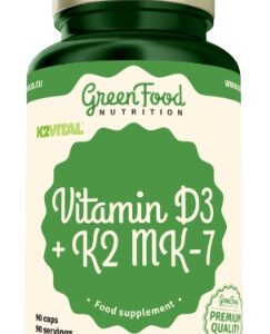 Greenfood vitamin d3 + vitamin k2vital®delta 90 kapslí