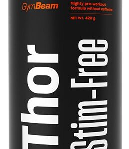 Gymbeam pre-workout thor stim-free 420 g - citron/limetka
