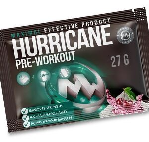 Maxxwin hurricane pre-workout 27 g višeň