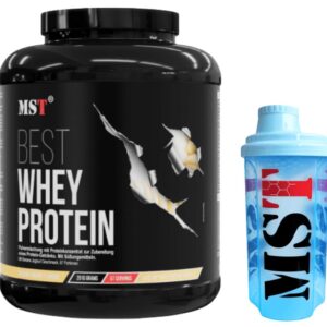 Mst® nutrition best whey + enzymes 2010 g + shaker 700 ml zdarma