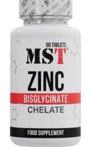 Mst® nutrition zinc chelate bisglycinate 90 tablet