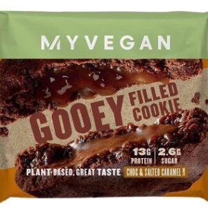 Myprotein vegan gooey filled cookie 75 g - čokoláda/slaný karamel