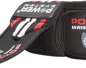 Power system bandáže na zápěstí wrist wraps - červená