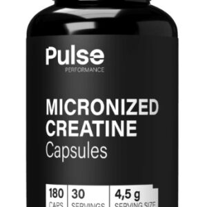 Pulse performance micronized creatine 180 kapslí