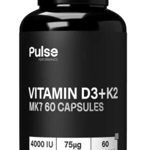 Pulse performance vitamin d3+k2 mk-7 60 kapslí