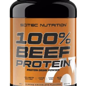 Scitec 100% beef protein 900 g - mandle/čokoláda