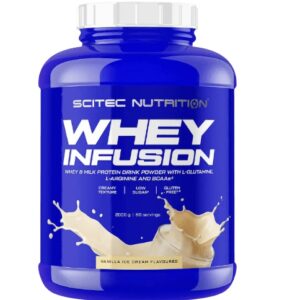Scitec 100% whey infusion 2000 g - vanilková zmrzlina