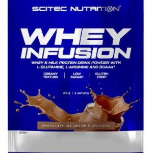 Scitec 100% whey infusion 25 g - čokoládová zmrzlina