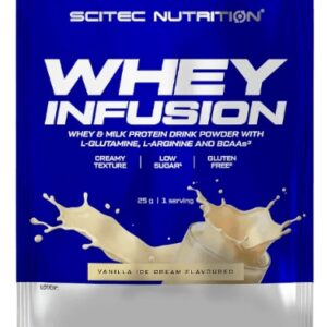Scitec 100% whey infusion 25 g - vanilková zmrzlina