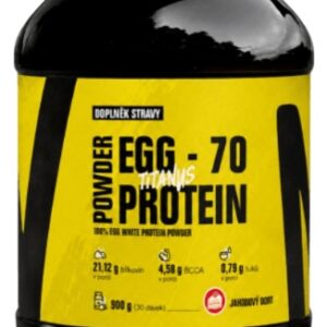 Titánus egg protein 70 900 g - jahodový dort