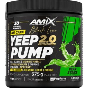 Amix black line yeep pump 2.0 no caff 375 g - pear strike