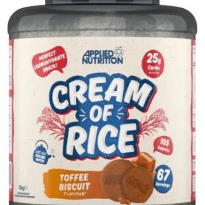 Applied nutrition cream of rice 2000 g - toffee biscuit