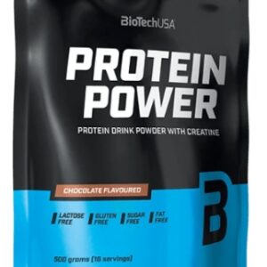 Biotechusa protein power 500 g - bílá čokoláda