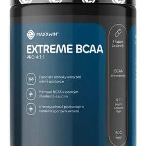 Maxxwin extreme bcaa pro 4:1:1 500 kapslí