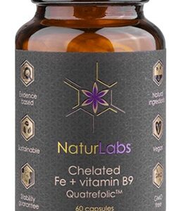 Naturlabs železo chelátové + b9 60 kapslí