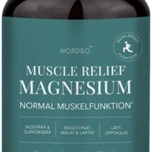 Nordbo muscle relief magnesium 90 kapslí