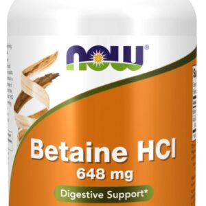 Now foods betaine hci 648 mg 120 kapslí