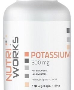 Nutriworks draslík potassium 300mg 120 kapslí