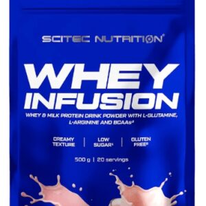 Scitec 100% whey infusion 500 g - jahoda