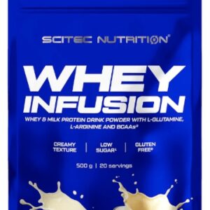 Scitec 100% whey infusion 500 g - vanilková zmrzlina