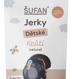 Šufan jerky dětské natural 20 g - krůtí