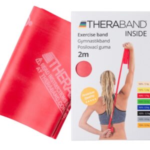 Thera-band posilovací guma 2 m - červená středně silná